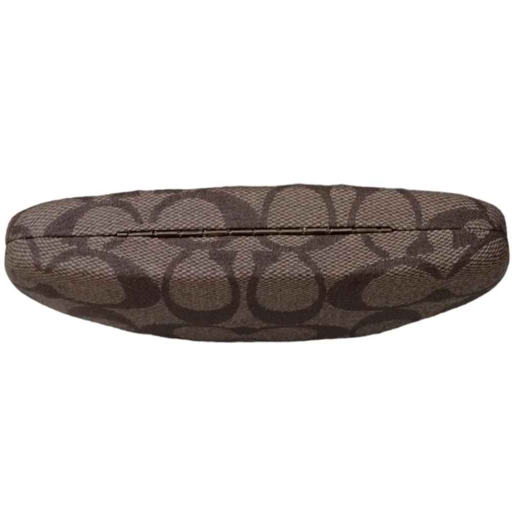 Coach Brown Logo Sunglasses Case